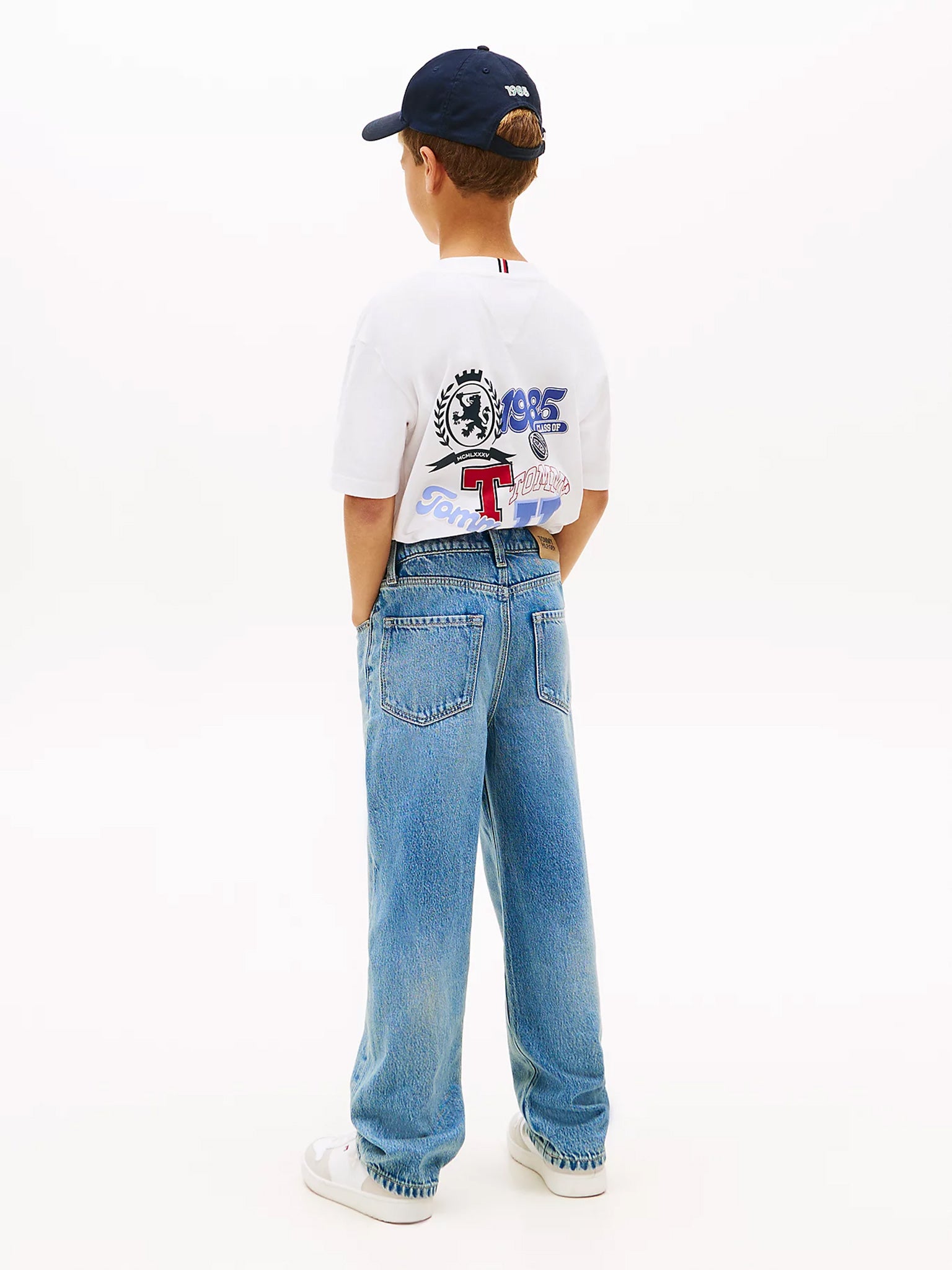 Παιδικό παντελόνι τζιν RELAXED MID BLUE JEANS KB0KB104011CF | KB0KB104011CF