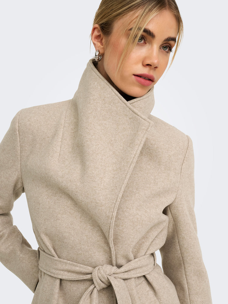 Γυναικείο παλτό ONLTRISH WRAP COAT BF OTW 15382200 | 15382200
