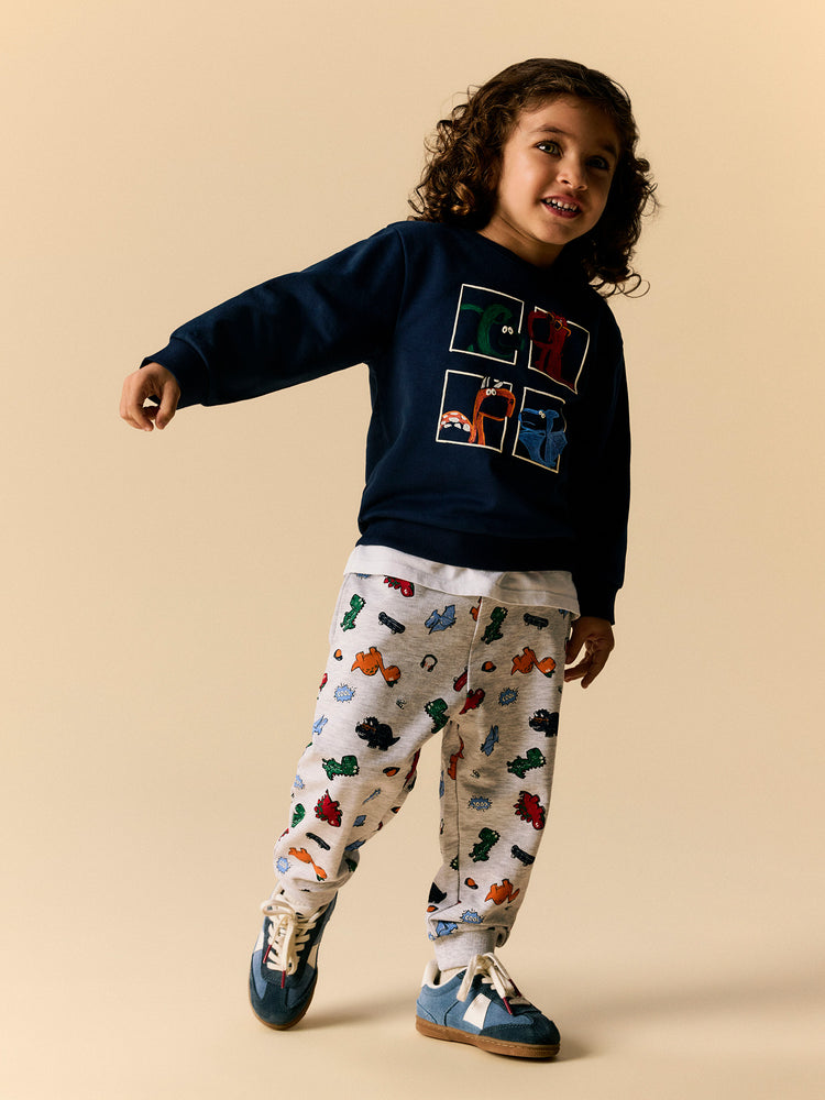 Παιδικό παντελόνι φόρμας φούτερ NMMLEON NREG SWEAT PANT BRU BOX 13259098 | 13259098