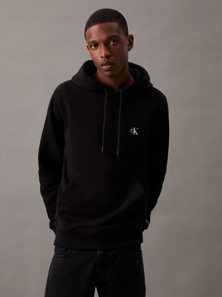 Ανδρική μπλούζα φούτερ CK ESSENTIAL REGULAR HOODIE J30J315713BAE | J30J315713BAE