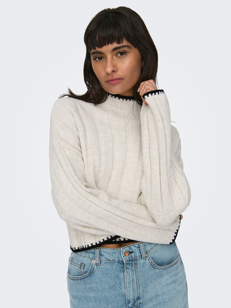 Γυναικεία μπλούζα πλεκτή ONLCHICK STITCH LS HIGHNECK KNT NOOS 15329963 | 15329963