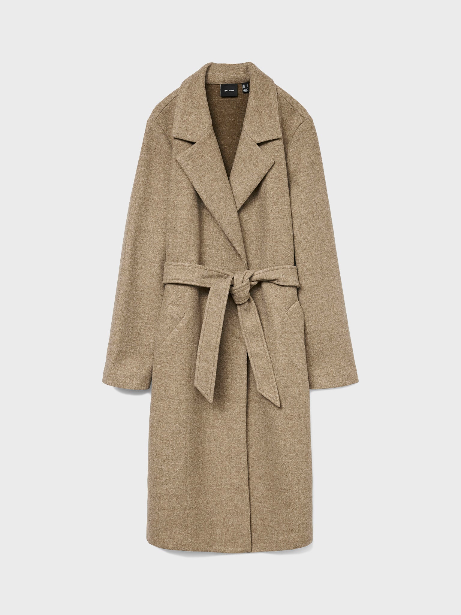 Γυναικείο παλτό μακρύ cub melange VMFORTUNEAYA LONG COAT GA NOOS 10278330 | 10278330