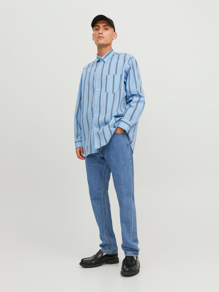 Ανδρικό παντελόνι τζιν JJICHRIS JJORIGINAL SQ 735 LN 12250228 | 12250228