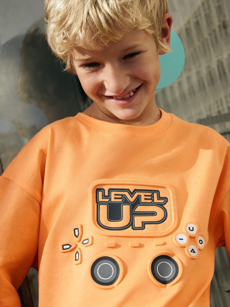 Εφηβική μπλούζα ανάγλυφη | 26-06037-033