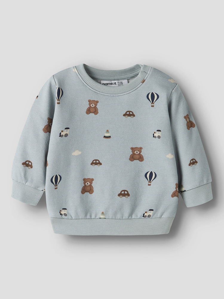 Βρεφική μπλούζα φούτερ NBMRAGNER LS SWEAT BRU 13261600 | 13261600