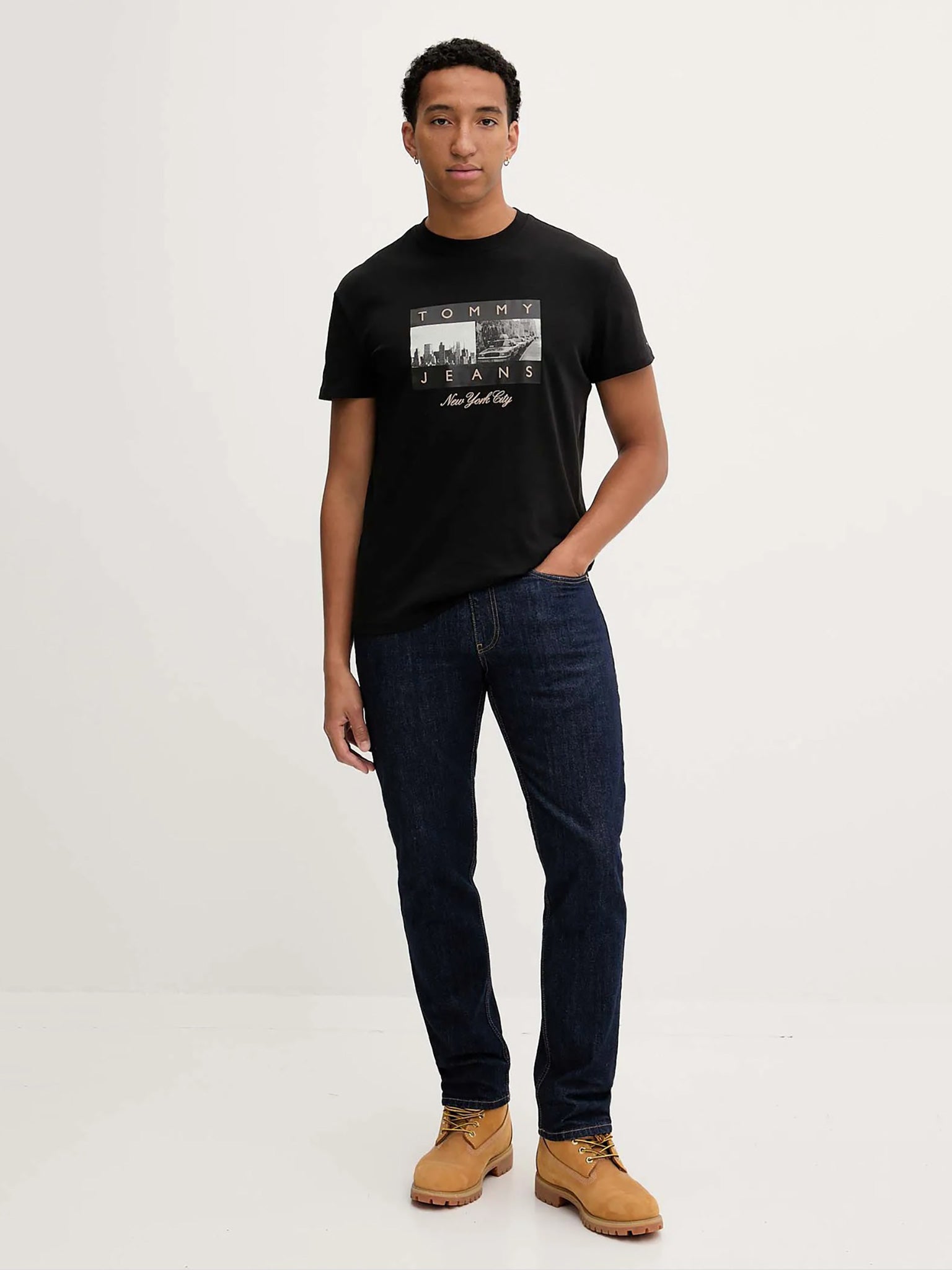 Ανδρικό t-shirt TJM REG PHOTO FLAG SS TEE DM0DM22464BDS | DM0DM22464BDS