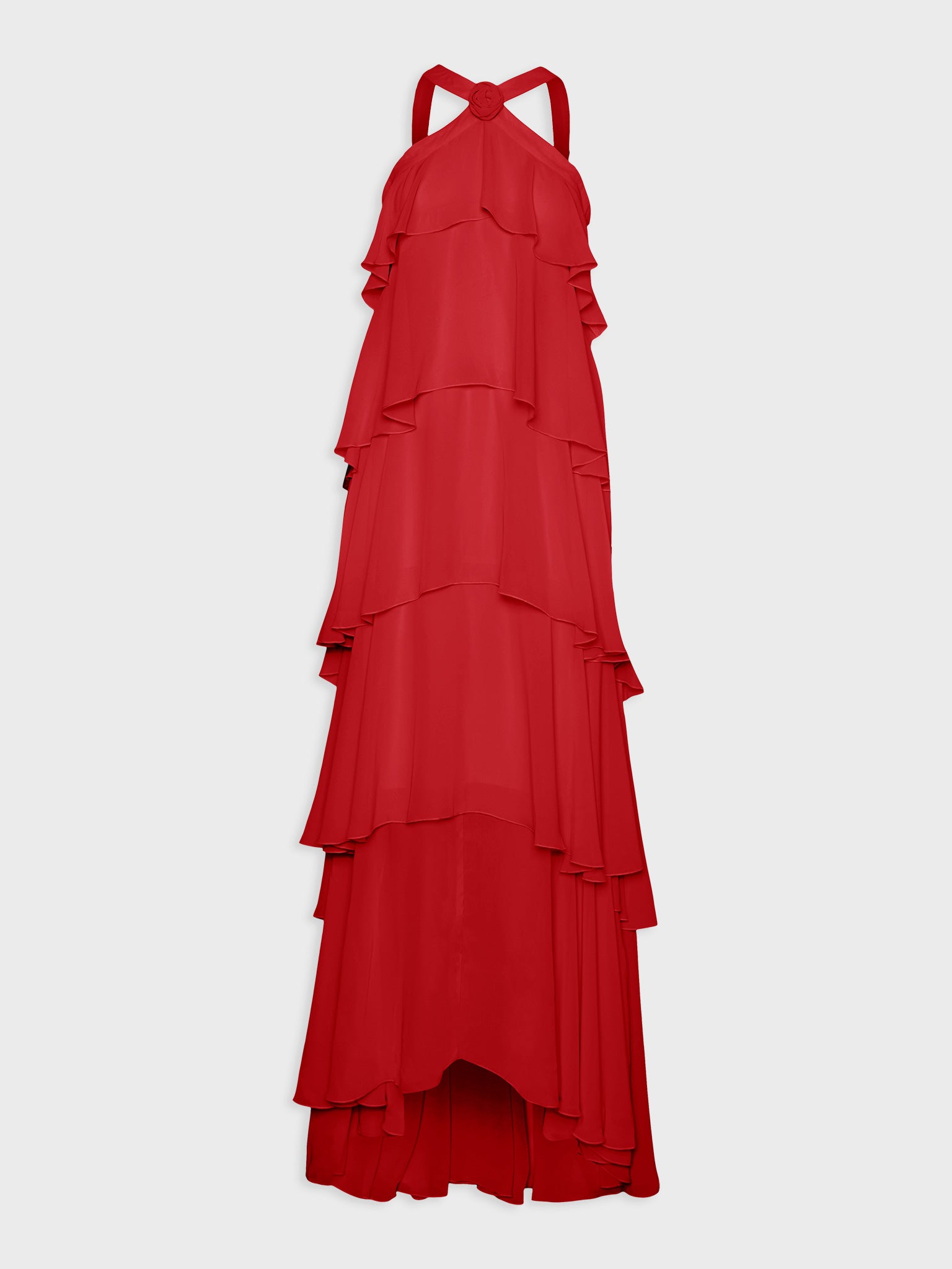 Γυναικείο φόρεμα με βολάν VMFELICIA SL RUFFLE MAXI DRESS 10295237 | 10295237