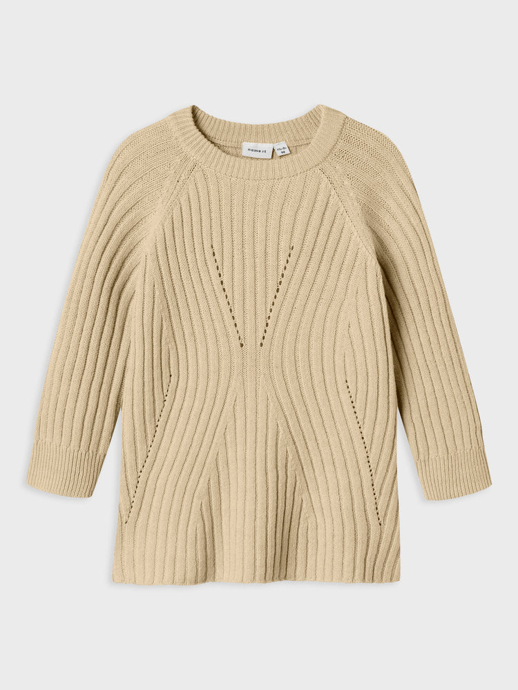 Παιδικό φόρεμα πλεκτό NMFRIKINE LS KNIT DRESS 13244690 | 13244690