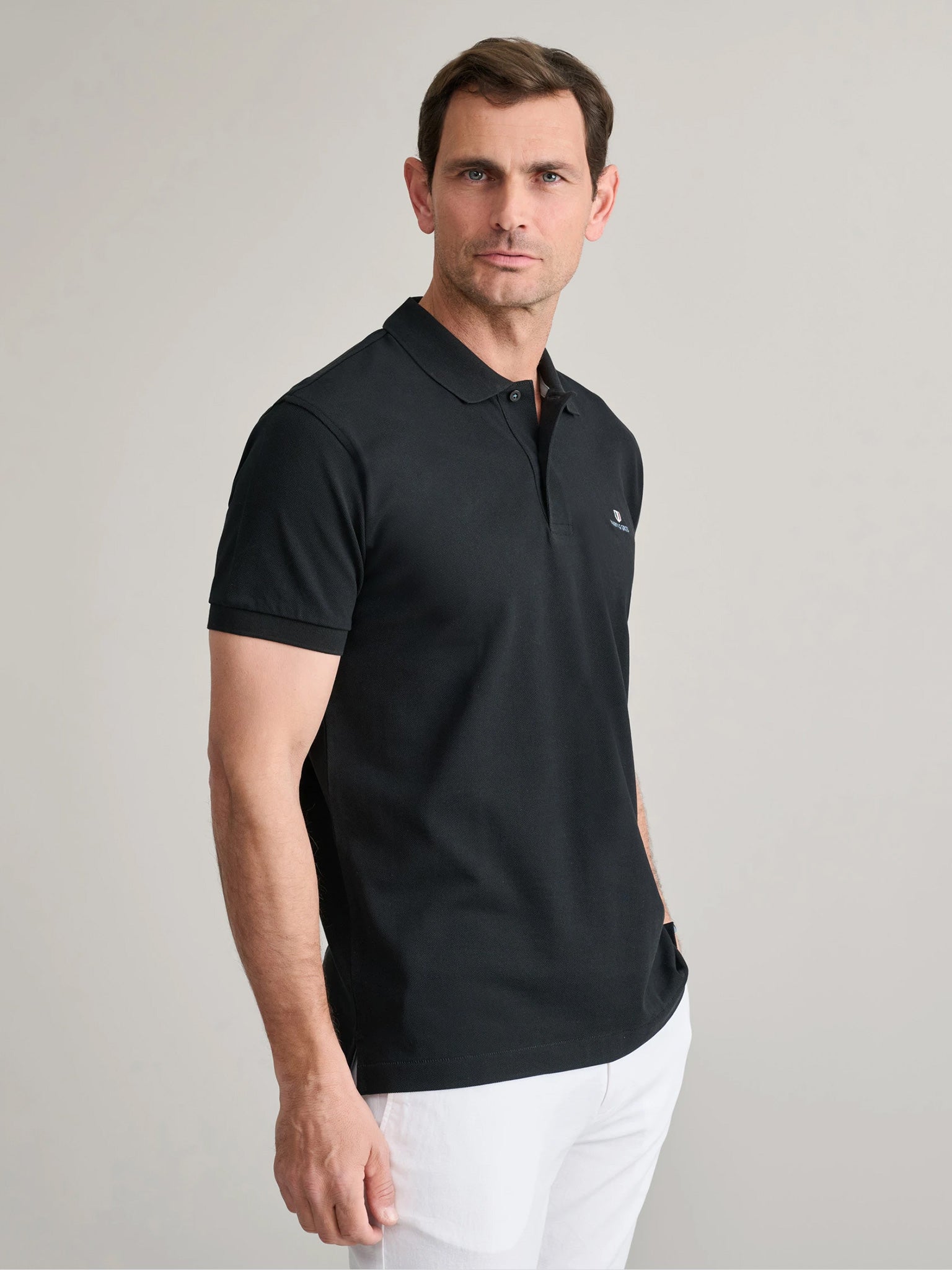 Ανδρικό polo black 24GE.300.9 | 24GE.300.9