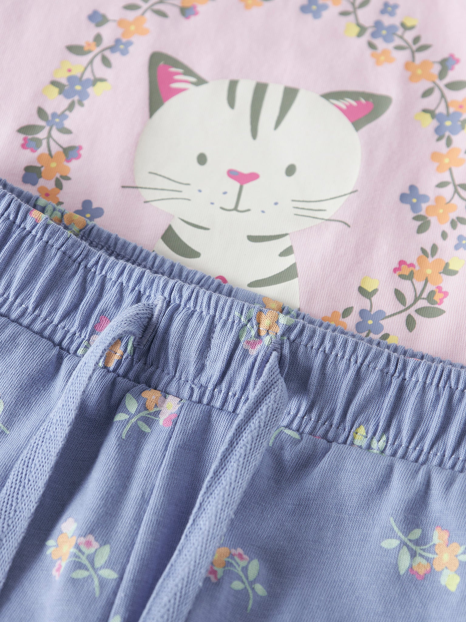 Παιδικό σετ Flower Cat NMFVIGEA CAPSL TOP SET 13228173 | 13228173