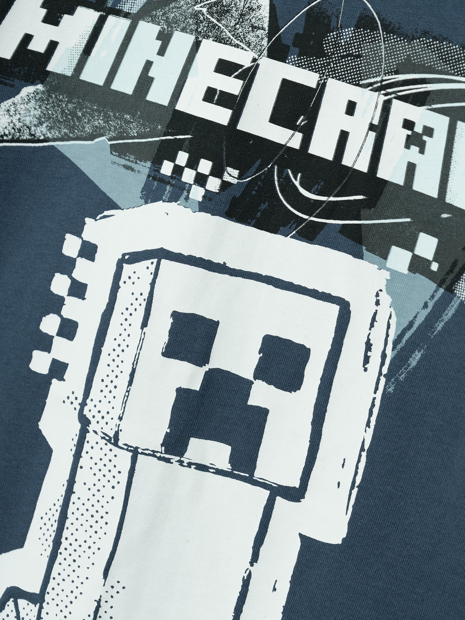 Εφηβική μπλούζα με τύπωμα NKMJIN MINECRAFT SS TOP BOX NOOS BFU 13232367 | 13232367