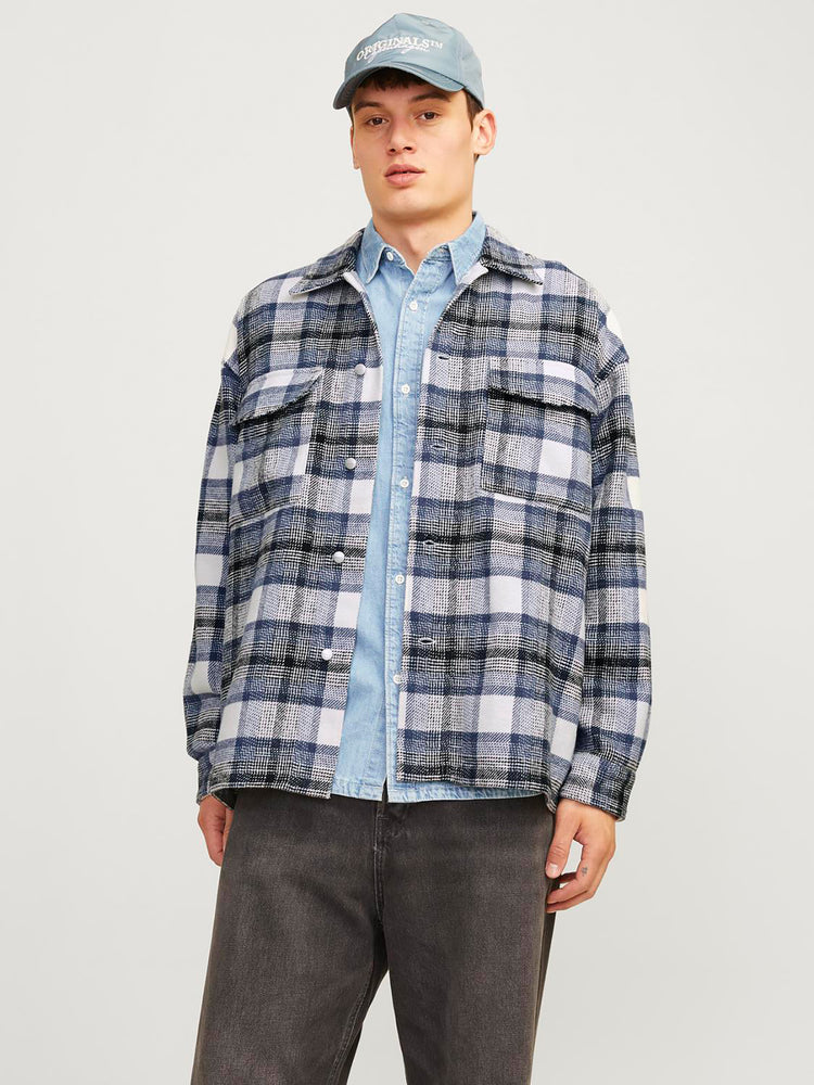 Ανδρικό πουκάκισο overshirt JORVESTERBRO CHECK OVERSHIRT LS 12260658 | 12260658