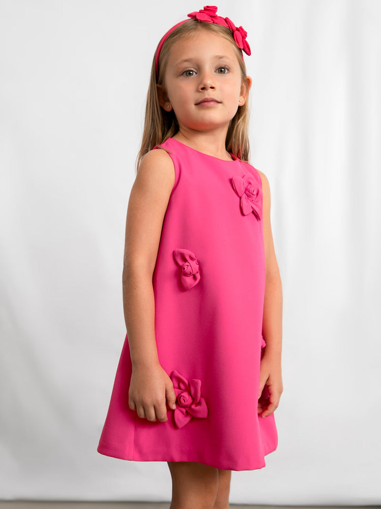 Παιδικό φόρεμα κρεπ λουλούδια | 26-03922-094