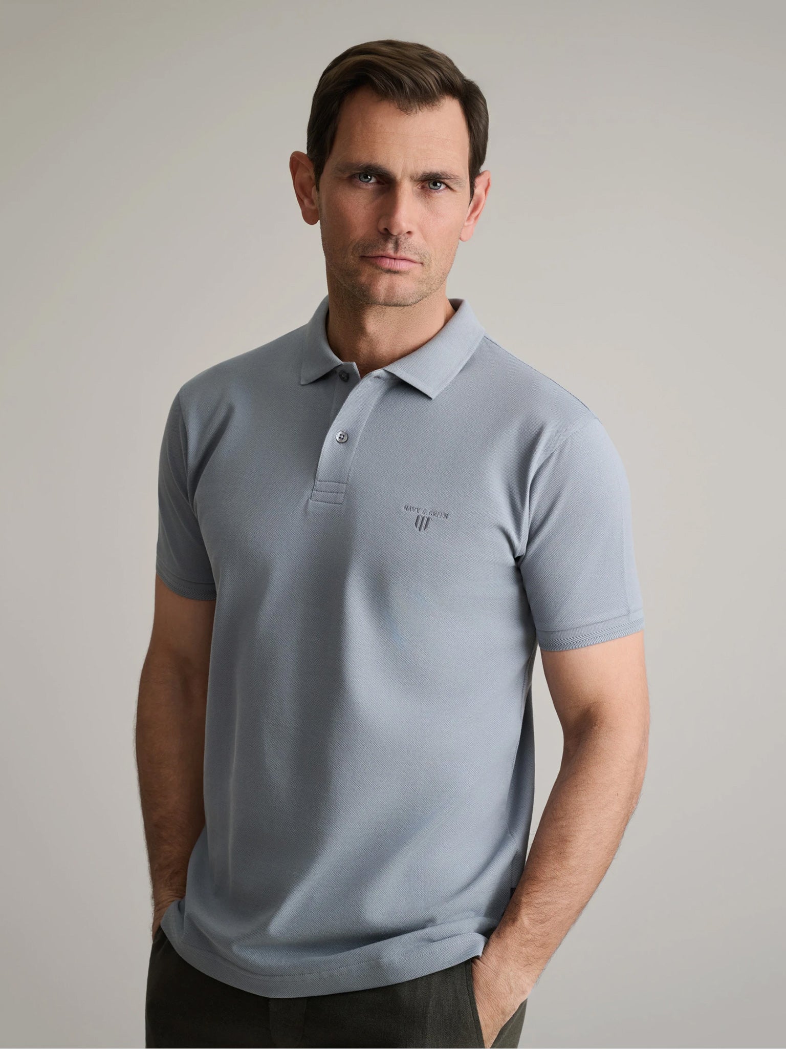 Ανδρικό polo storm cloud 24EY.007/PL/YL.2 | 24EY.007/PL/YL.2