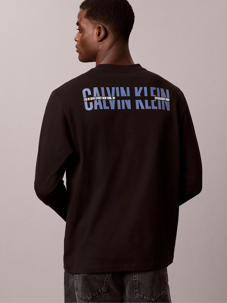 Ανδρική μπλούζα μακό  LS EASY 20S RETRO CALVIN BACK LV04RH851GUB1 | LV04RH851GUB1
