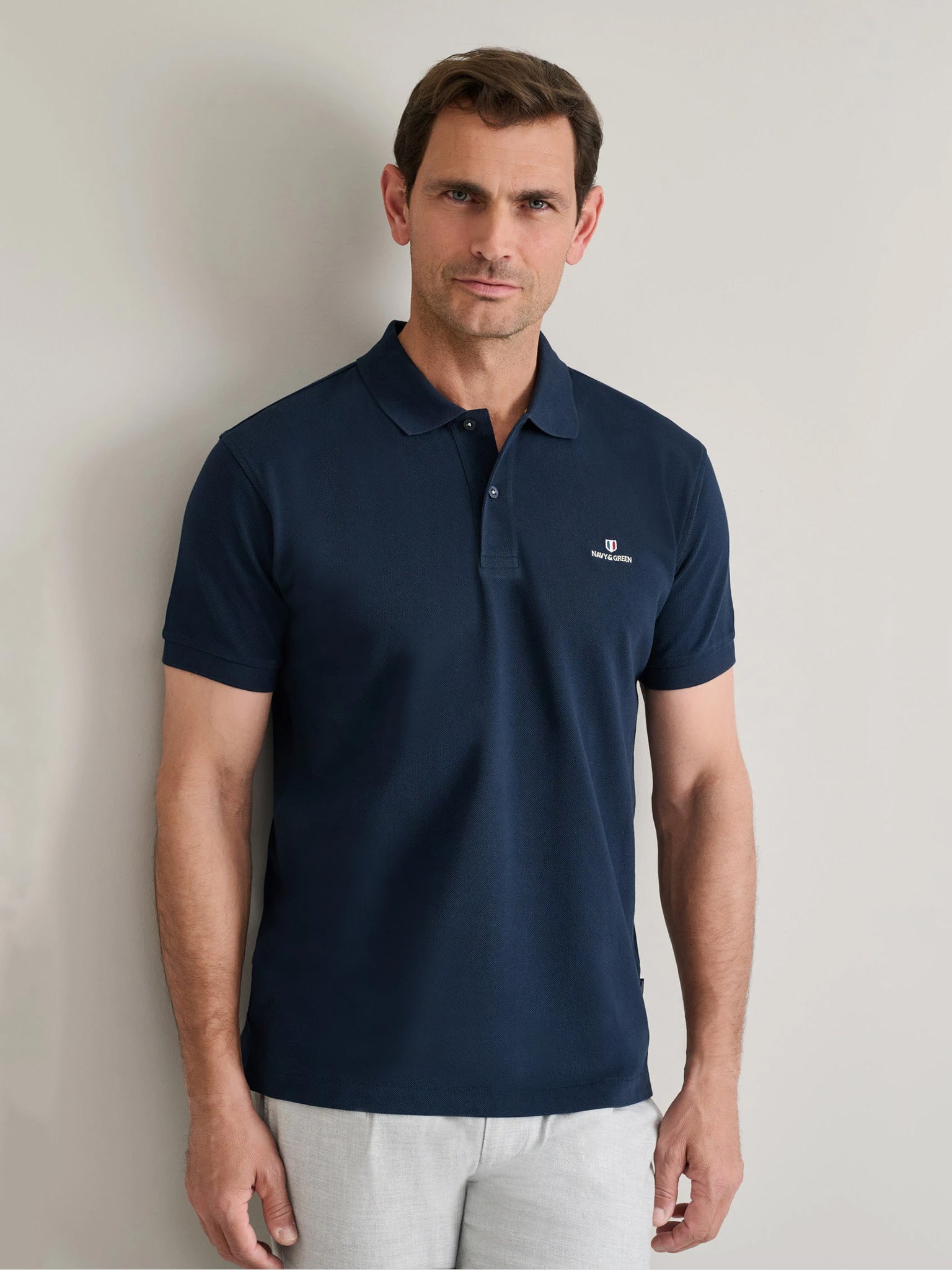 Ανδρικό polo marine blue 24GE.300.9 | 24GE.300.9