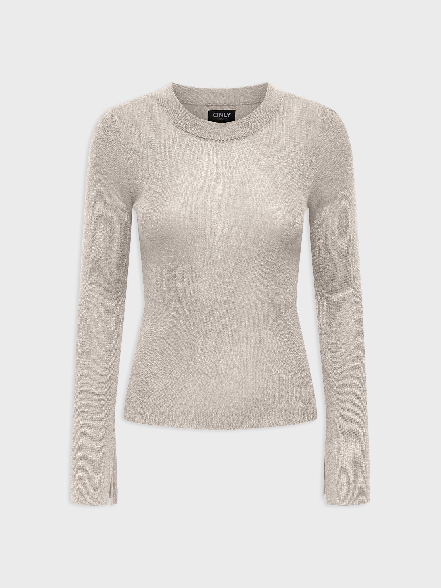 Γυναικεία μπλούζα ψιλή πλέξη ONLTARA LS RIB O-NECK CC KNT 15350696 | 15350696