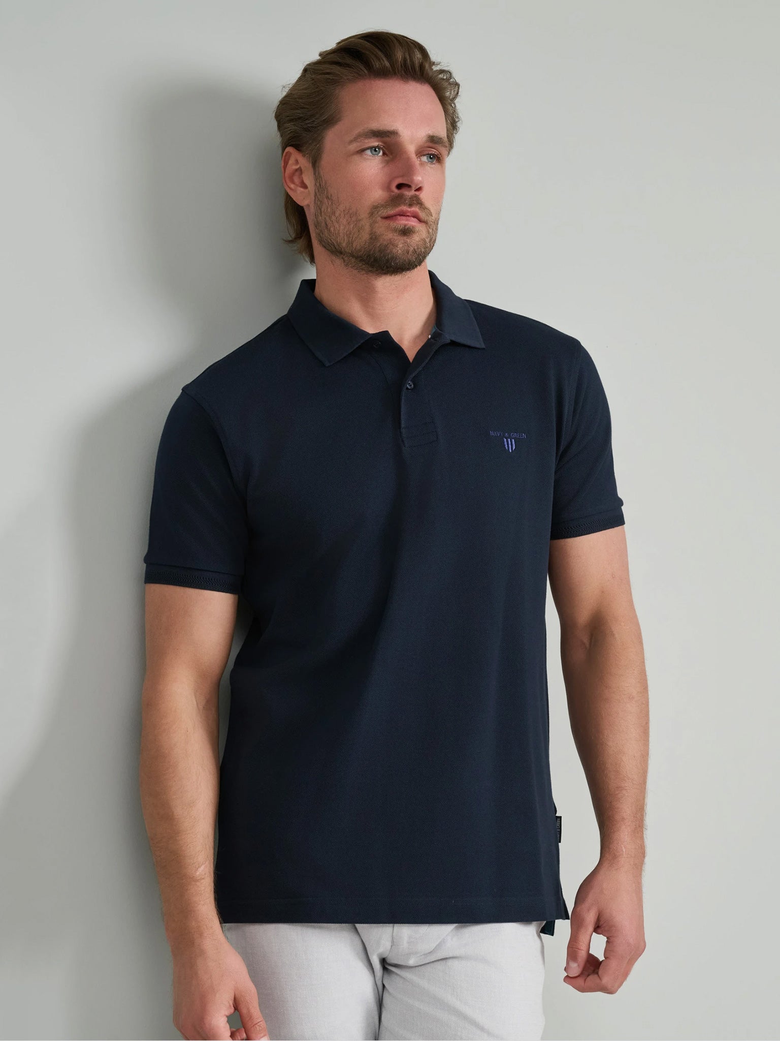 Ανδρικό polo marine blue 24EY.007/PL/YL.1 | 24EY.007/PL/YL.1