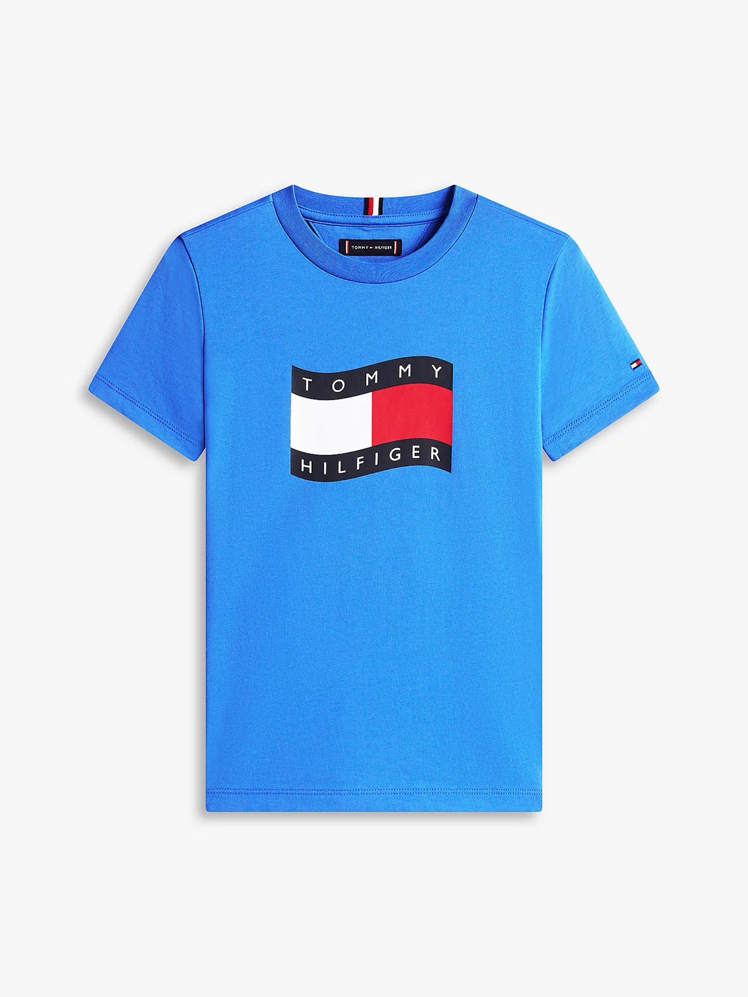 Παιδική μπλούζα μακό WAVY FLAG T-SHIRT KB0KB10275C6H | KB0KB10275C6H