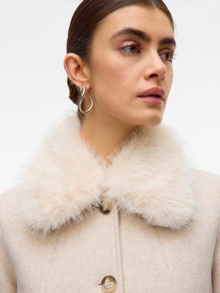 Γυναικείο παλτό μελανζέ VMAUTUMN COZY JACKET 10331559 | 10331559