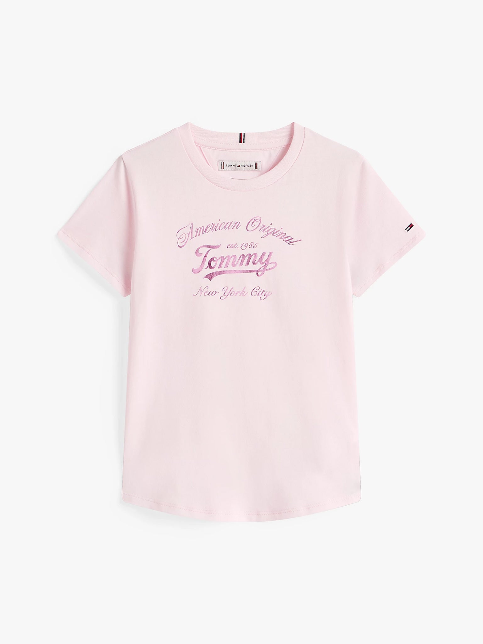 Παιδική μπλούζα μακό TOMMY SCRIPT TEE SS KG0KG08636TOG | KG0KG08636TOG