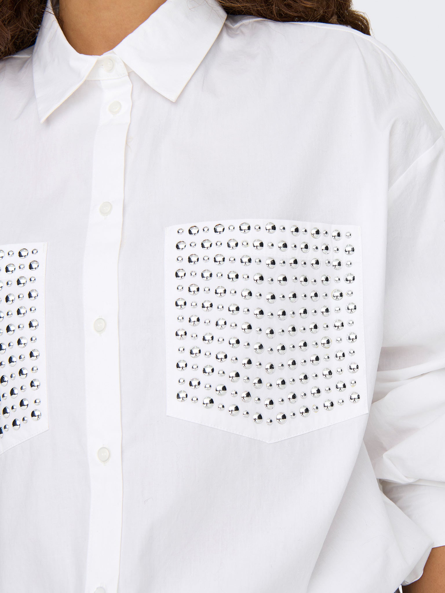 Γυναικείο πουκάμισο ONLGITHA LIFE LS STUDDED SHIRT 15334082 | 15334082