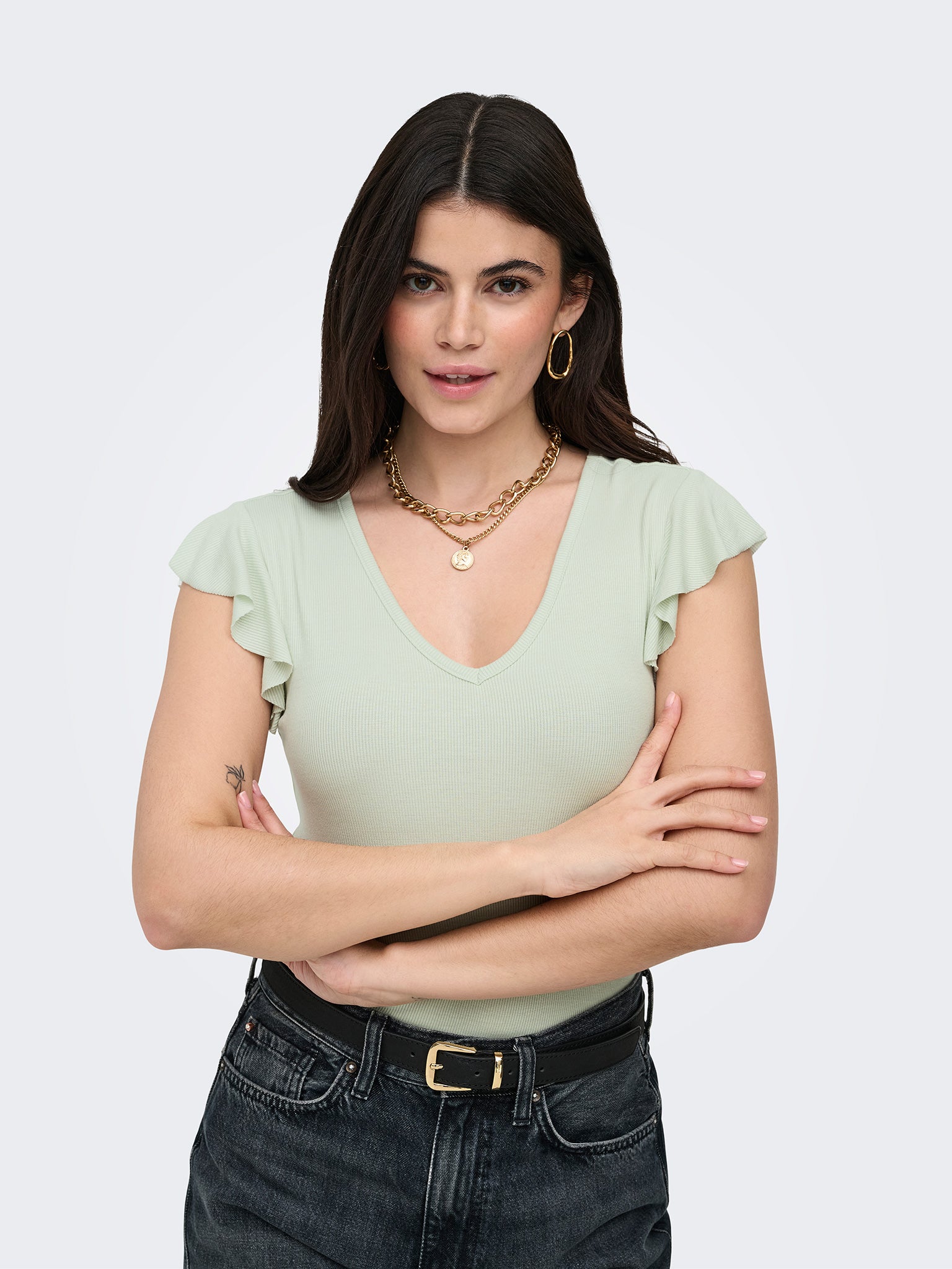 Γυναικείο top ONLBELIA CAP SLEEVE TOP JRS NOOS 15227187 | 15227187