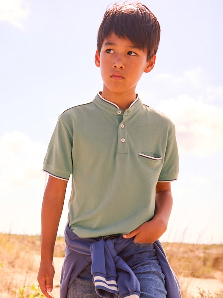 Εφηβική μπλούζα polo | 26-06163-052