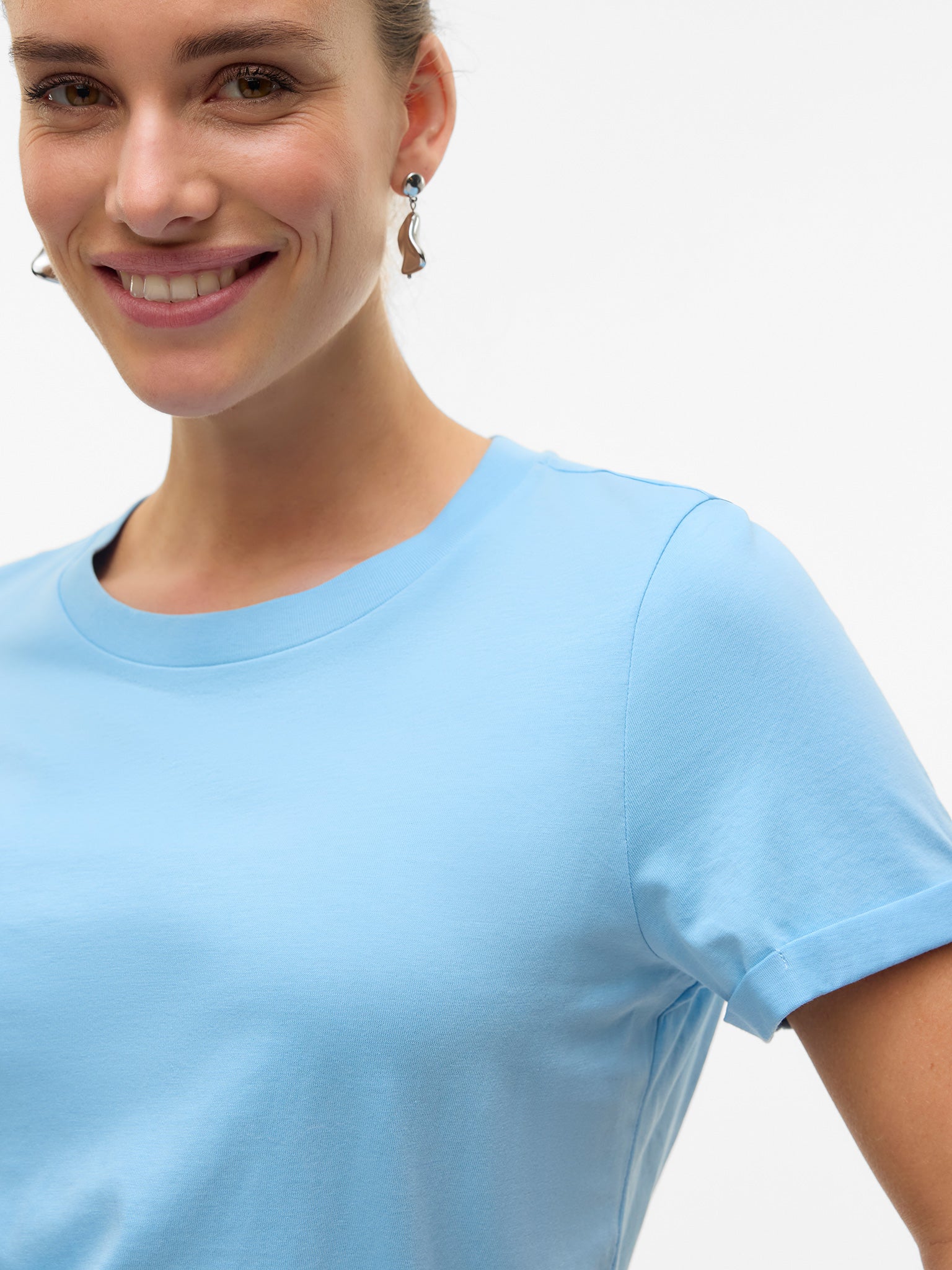 Γυναικείο t-shirt Airy Blue VMPAULA S/S T-SHIRT GA NOOS 10243889 | 10243889