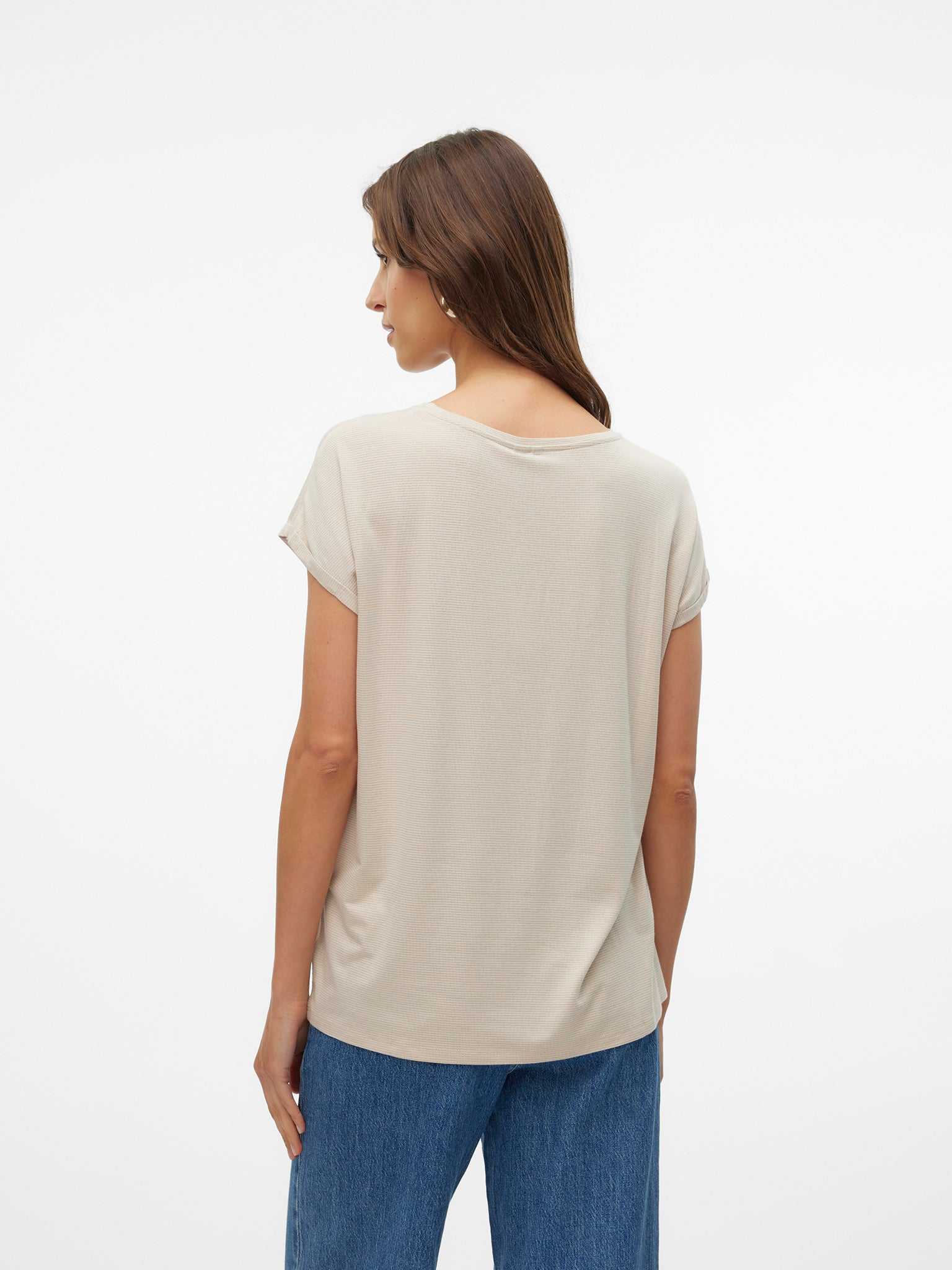 Γυναικεία μπλούζα VMLAVA GLITTER SS TOP STRIPE GA JRS NOOS 10250488 | 10250488
