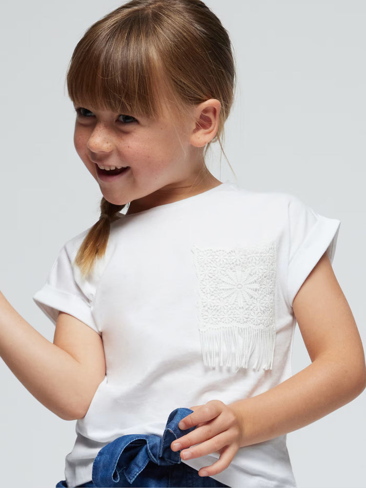 Παιδική μπλούζα τσέπη πλέξη 24-03087-036 | 24-03087-036