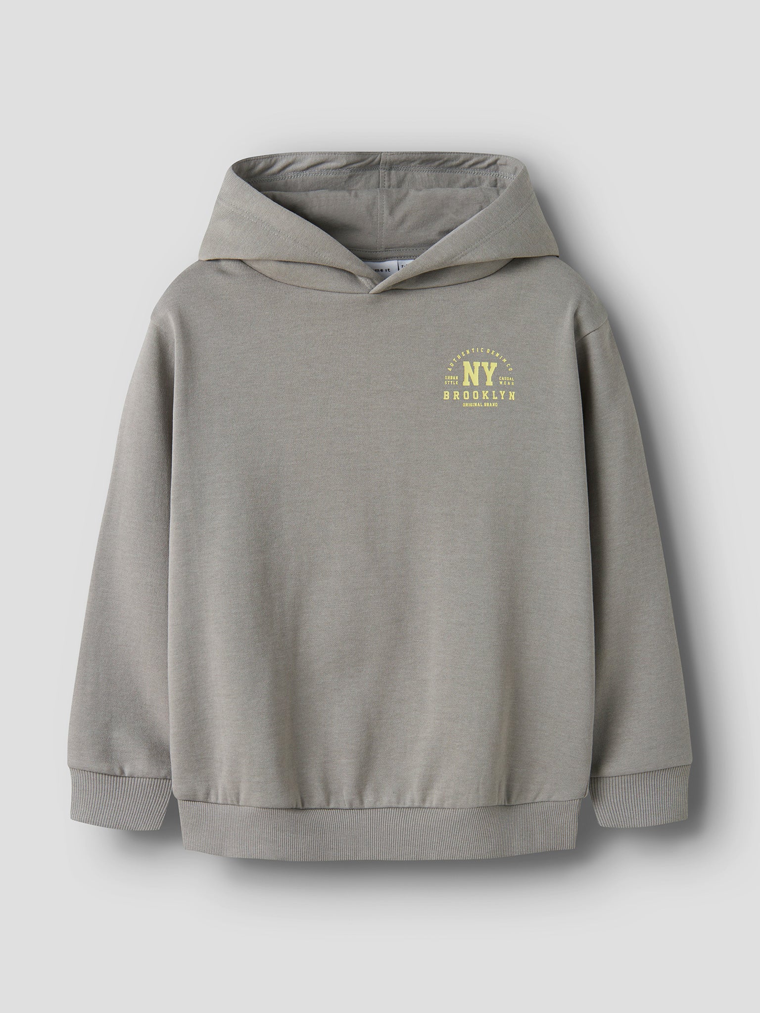 Εφηβική μπλούζα φούτερ NKMOLAF LS NREG SWE WH BRU 13244949 | 13244949