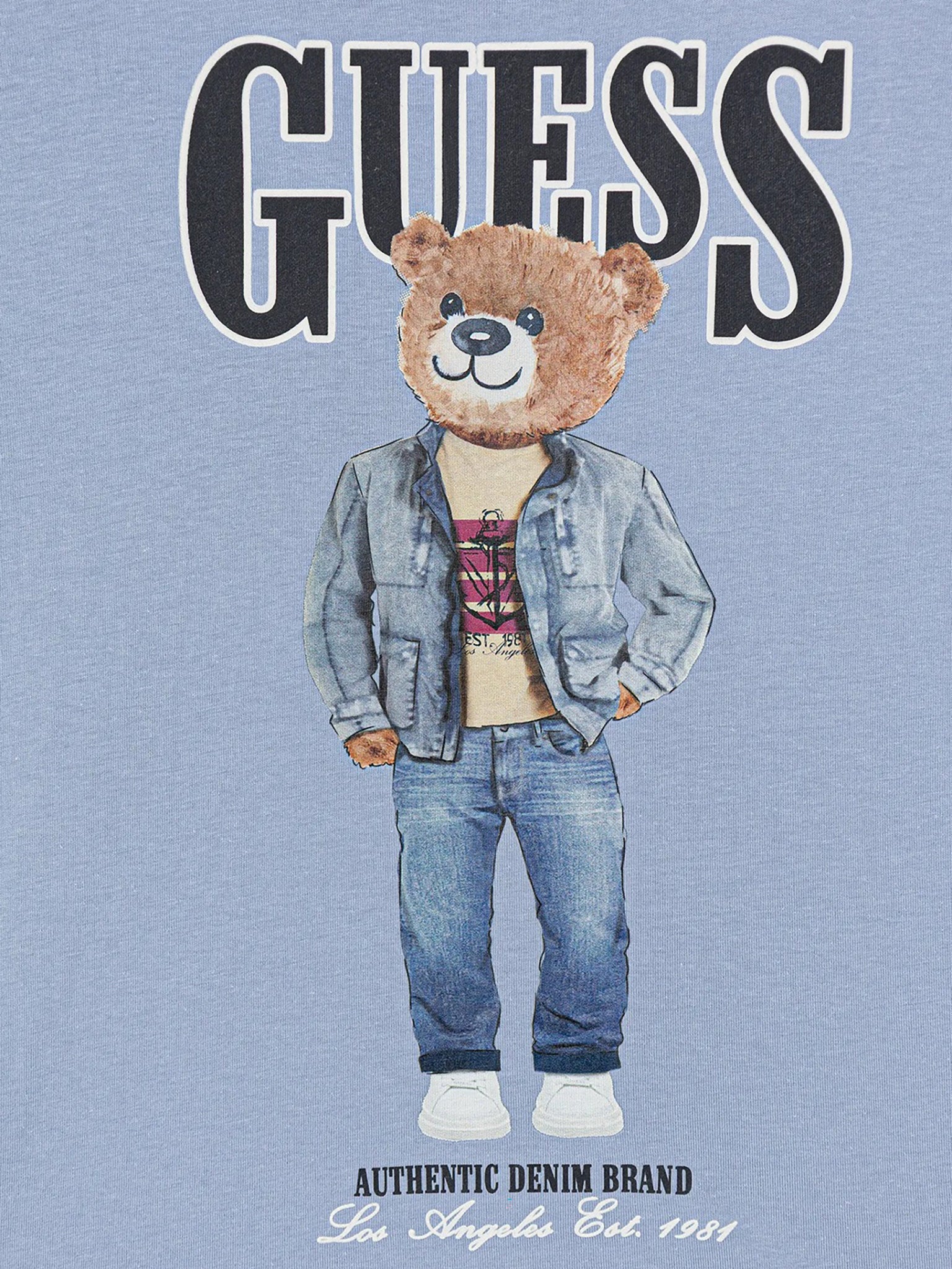 Εφηβική μπλούζα bear | L6RI11K8HM4G76S