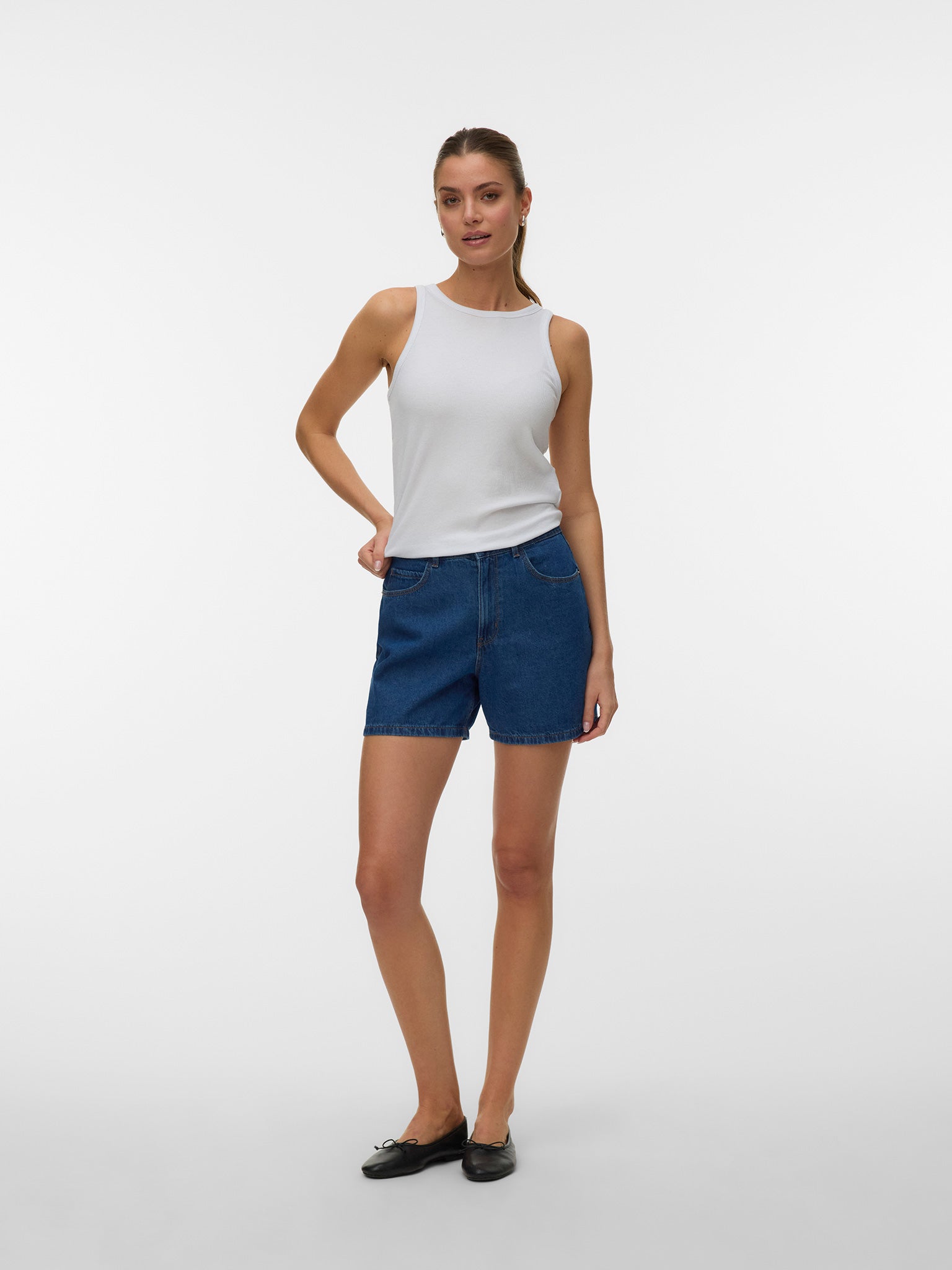 Γυναικείο σορτς τζιν VMKIRSA MOLLY HR DENIM SHORTS 10336127  | 10336127