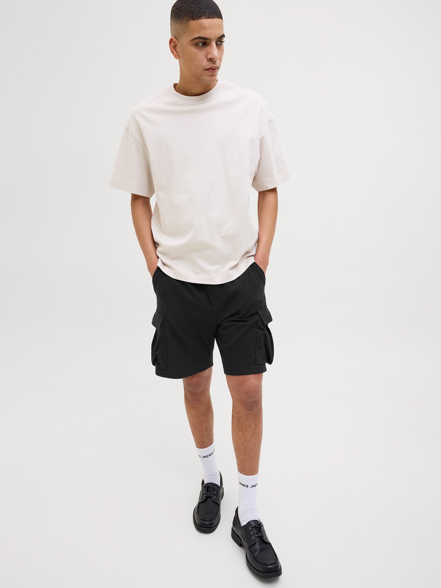 Ανδρική βερμούδα JPSTGORDON LOUI SWEAT SHORTS MID 12268777 | 12268777