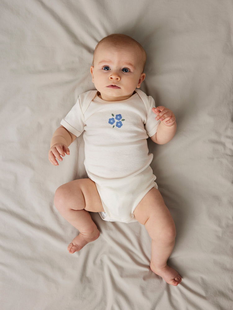 Βρεφικά κορμάκια σετ 3 τεμ NBFBODY 3P SS JET STREAM FLOWER NOOS 13242189 | 13242189