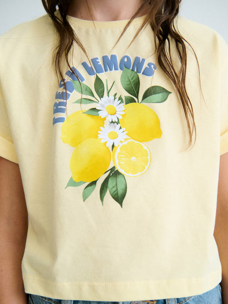 Εφηβική μπλούζα με τύπωμα | 26-06009-093