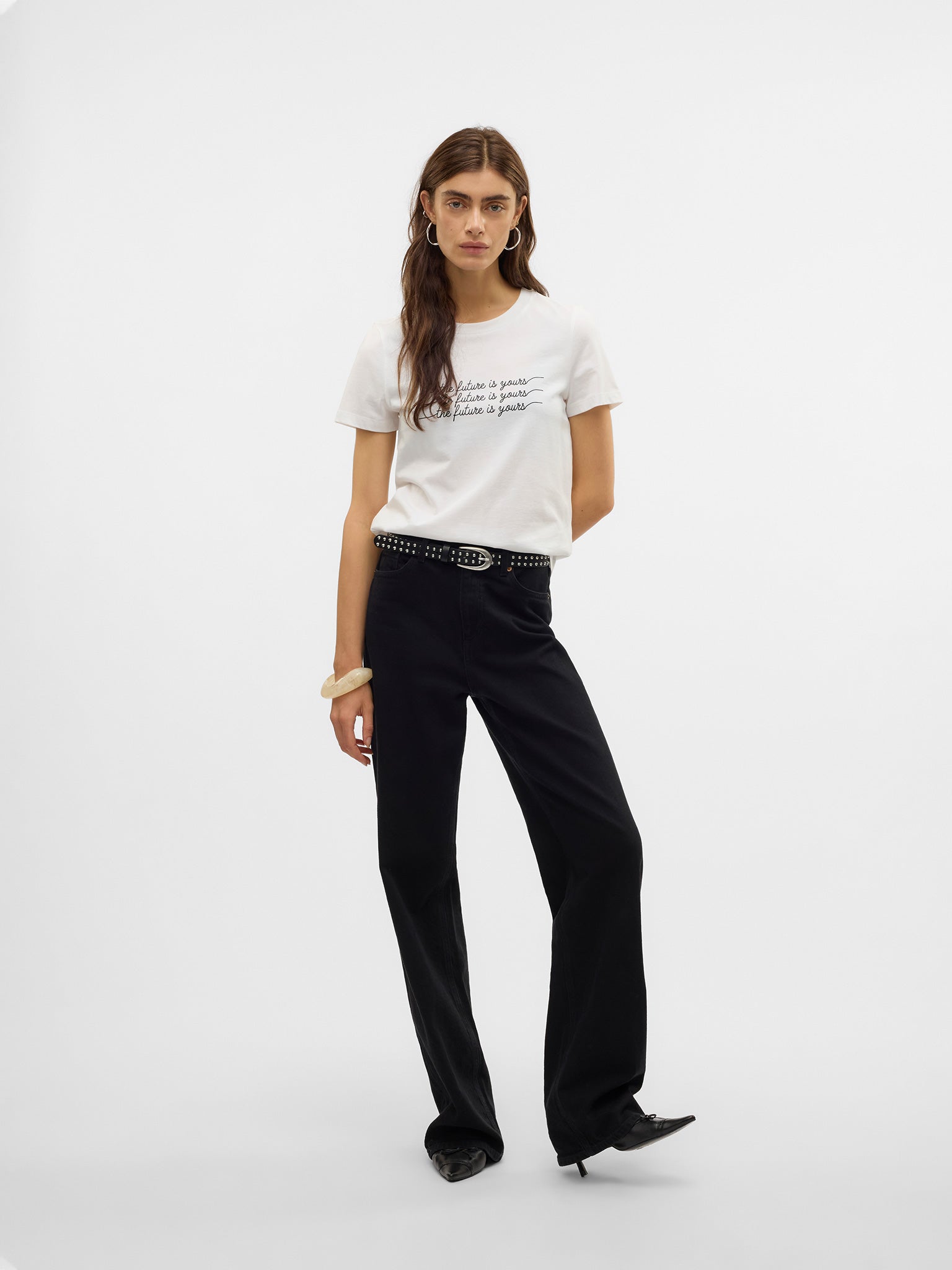 Γυναικείο t-shirt The future is yours VMVIVA S/S O-NECK T-SHIRT JRS BTQ 10322077 | 10322077