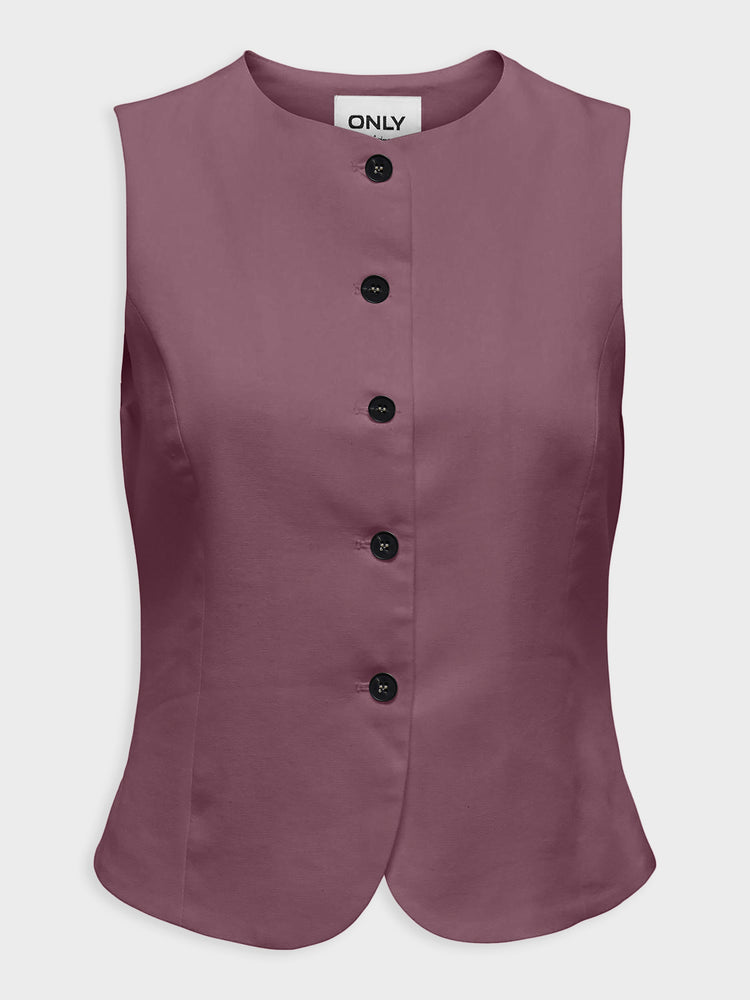 Γυναικείο γιλέκο λινό | 15363724