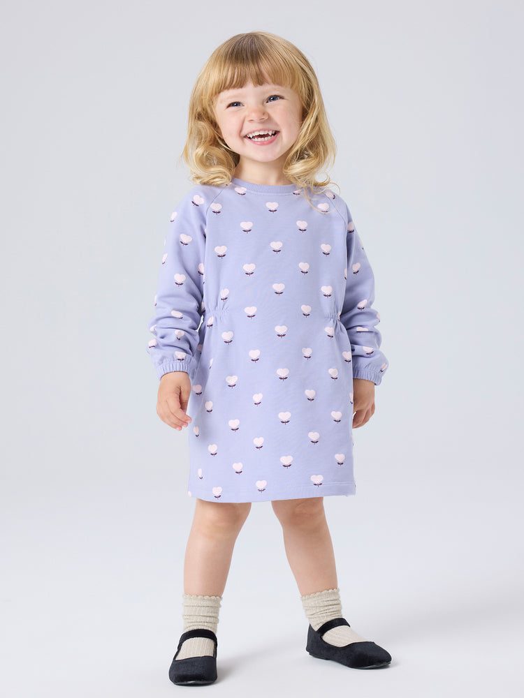 Παιδικό φόρεμα φούτερ NMFOLINI LS SWE DRESS 13256963 | 13256963