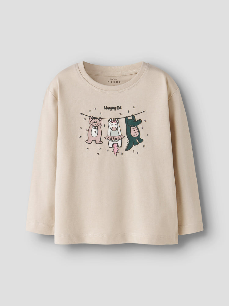 Παιδική μπλούζα hanging out NMFVEEN LS NREG TOP 13234705 | 13234705