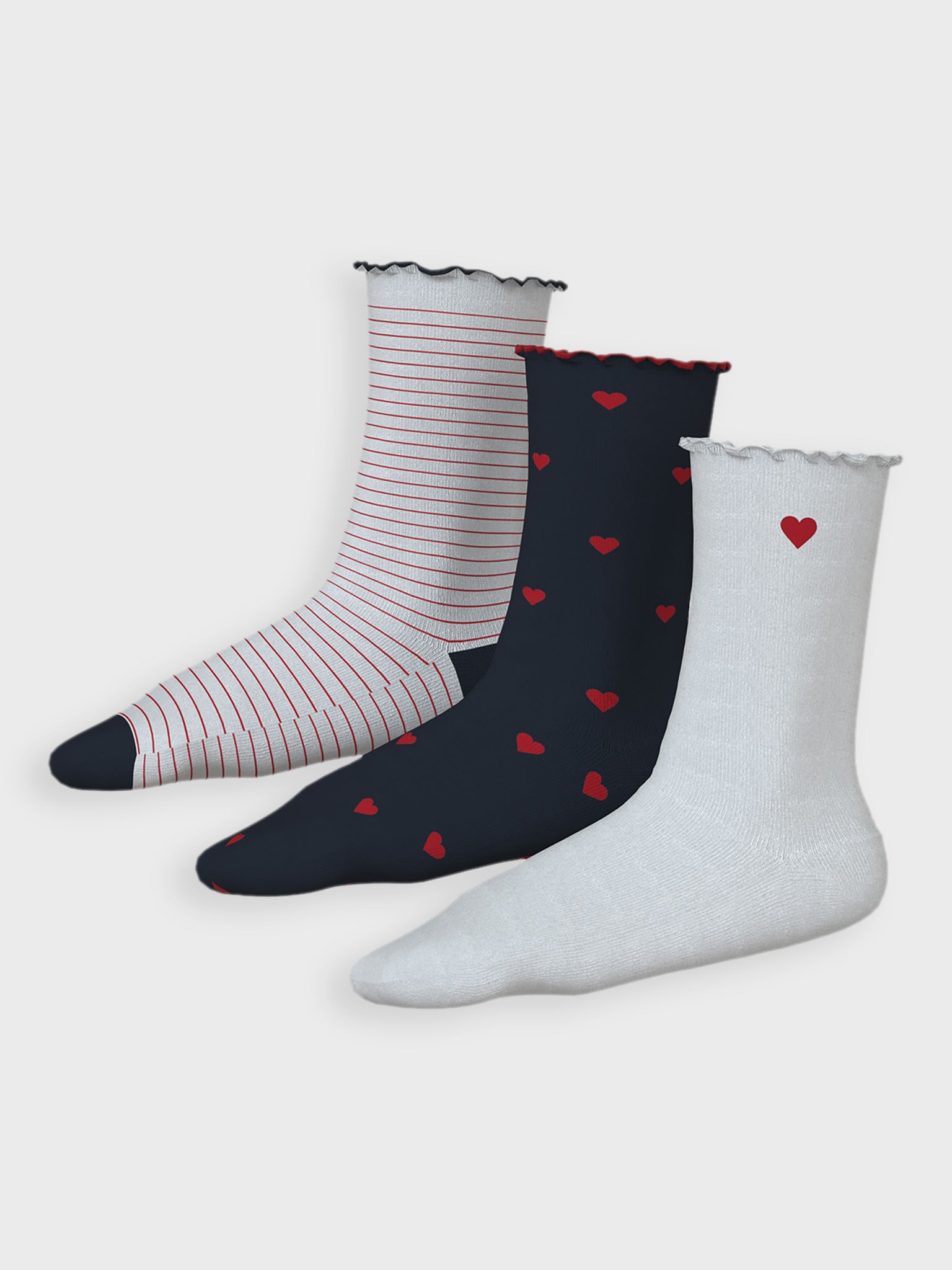 Εφηβικές κάλτσες NKFLULU 3P SOCKS 13240738 | 13240738