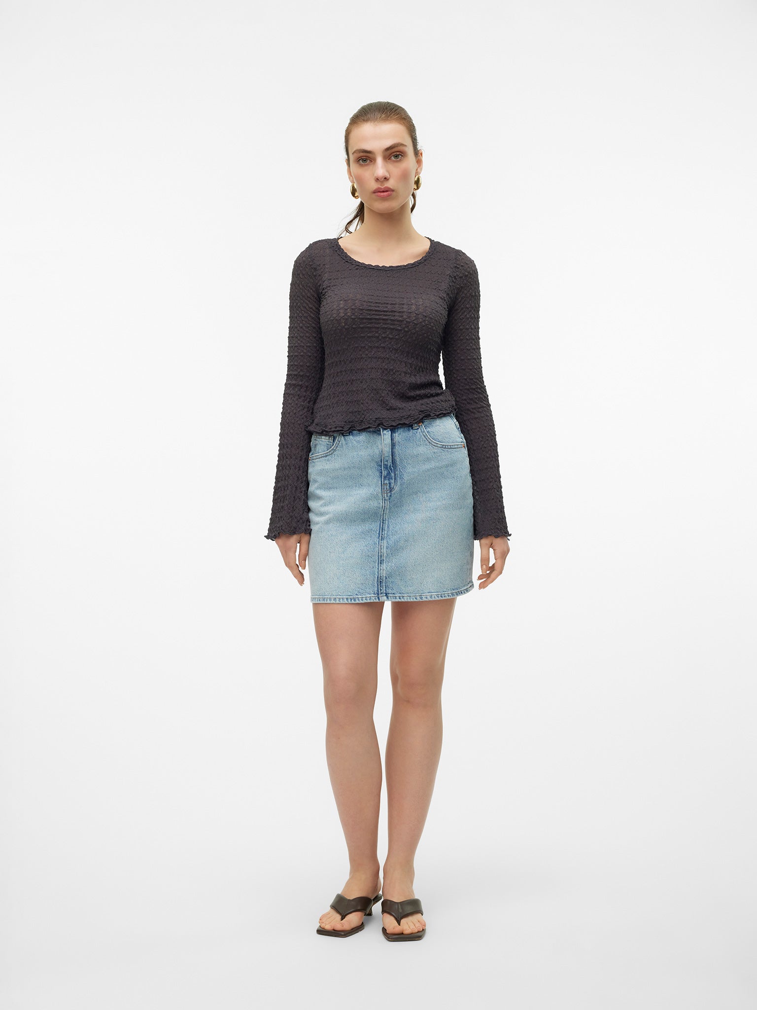 Γυναικεία φούστα τζιν light blue VMTESSA HR SHORT DNM SKIRT MIX GA NOOS 10301536 | 10301536