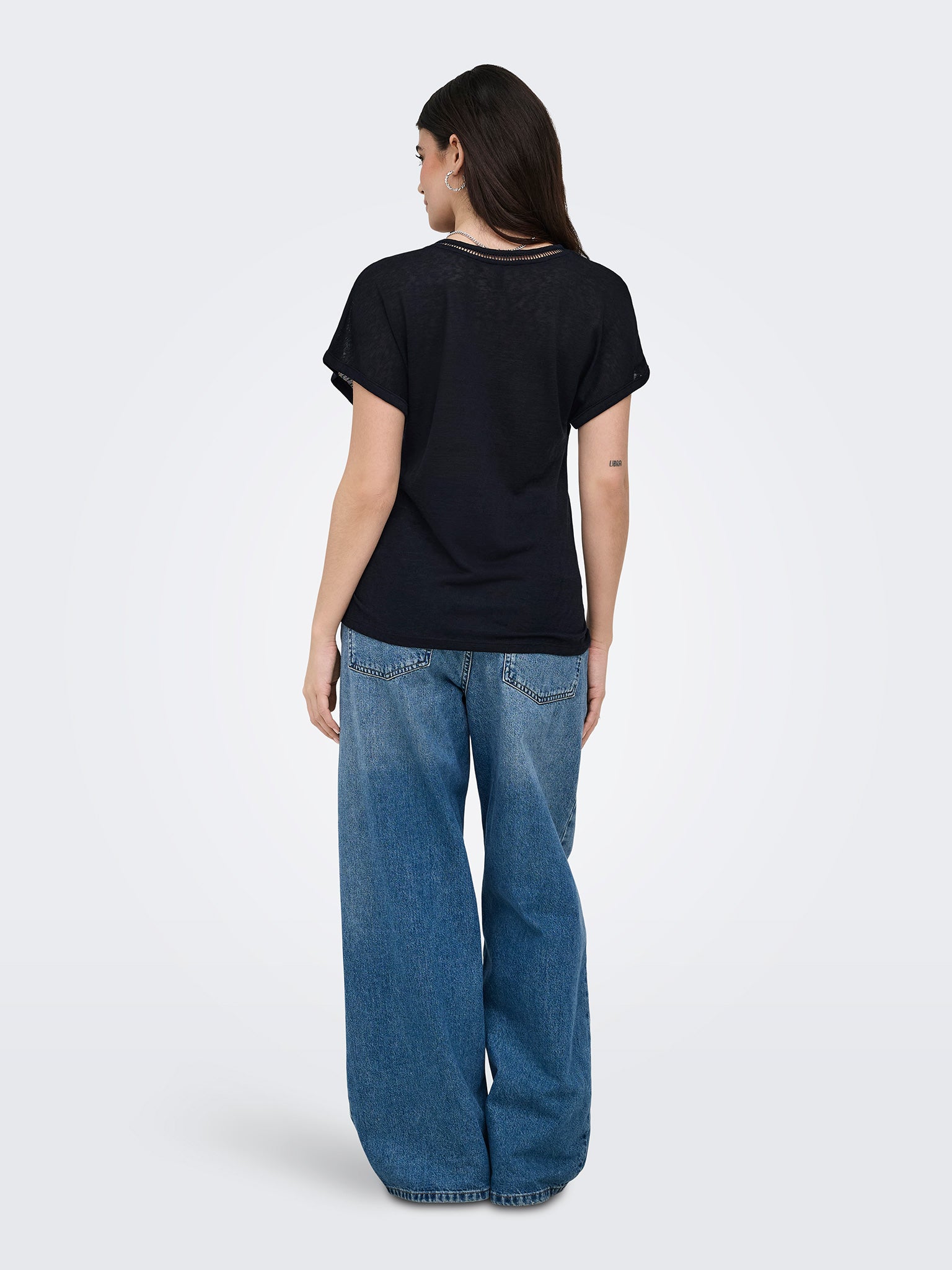 Γυναικεία μπλούζα ONLPENNY S/S BATSLEEVE V-NECK TOP 15371500 | 15371500