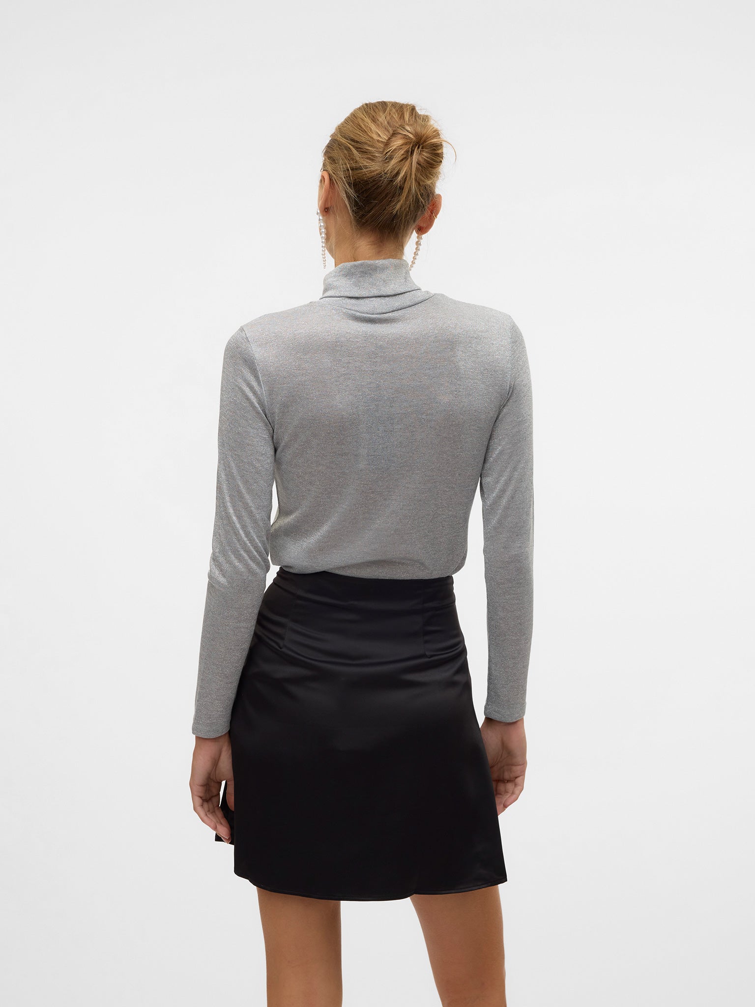 Γυναικεία μπλούζα ζιβάγκο VMSARAH ALBERTE LS ROLLNECK TOP JRS 10319989 | 10319989