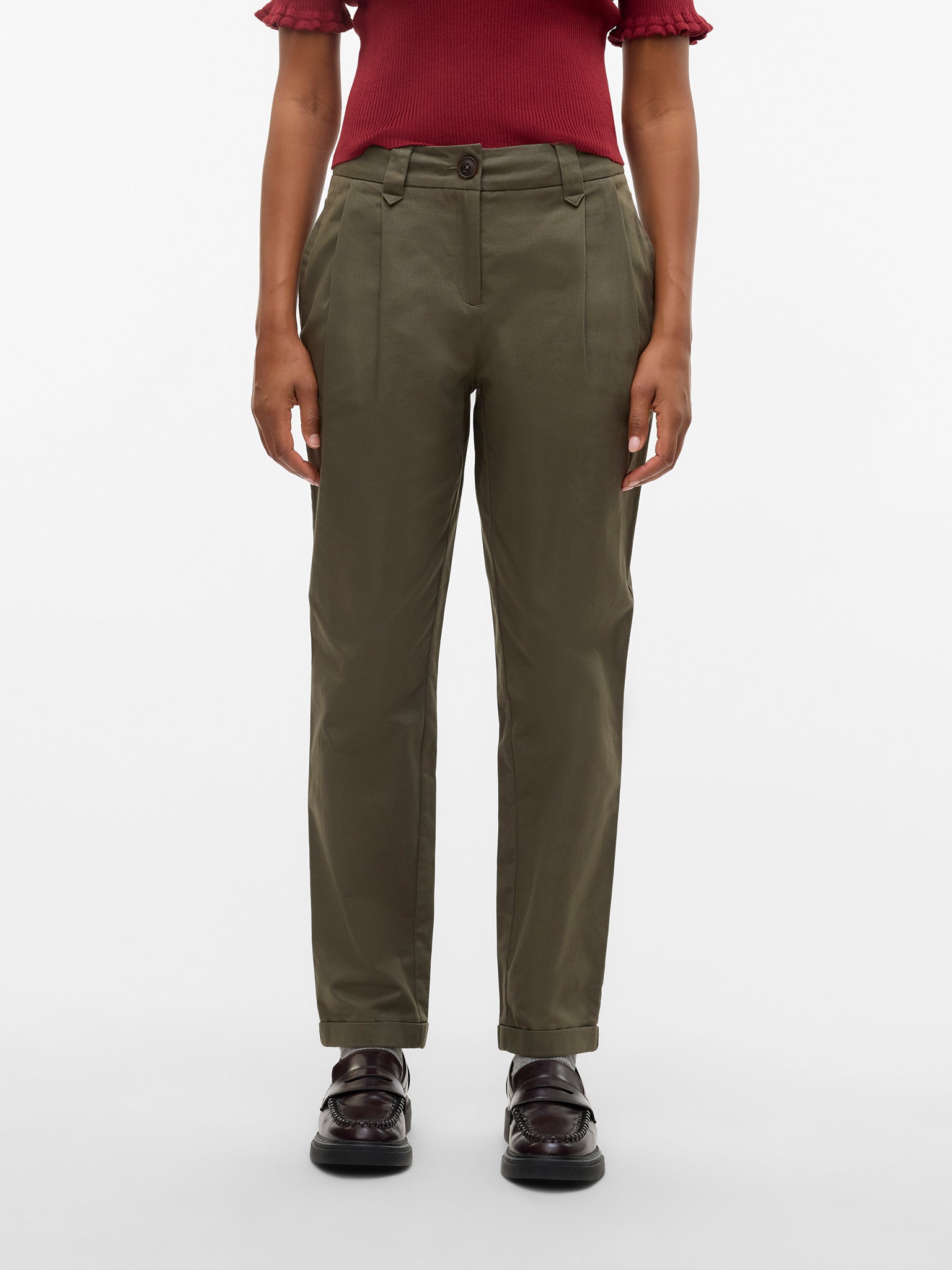 Γυναικείο παντελόνι VMCHIRA MW BARREL PANT 10329947 | 10329947