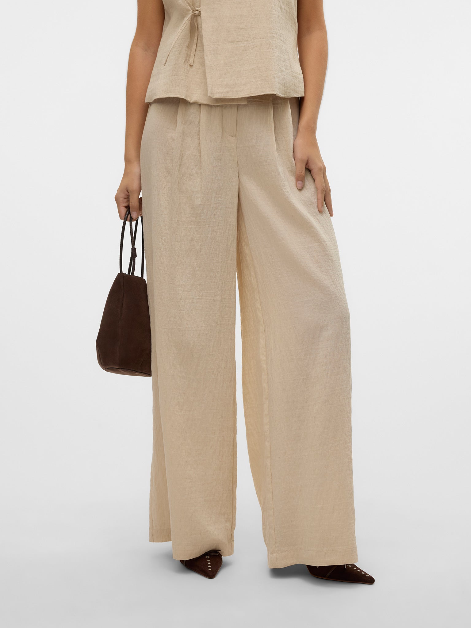 Γυναικεία παντελόνα VMFEA MW PALAZZO PANTS 10326937 | 10326937