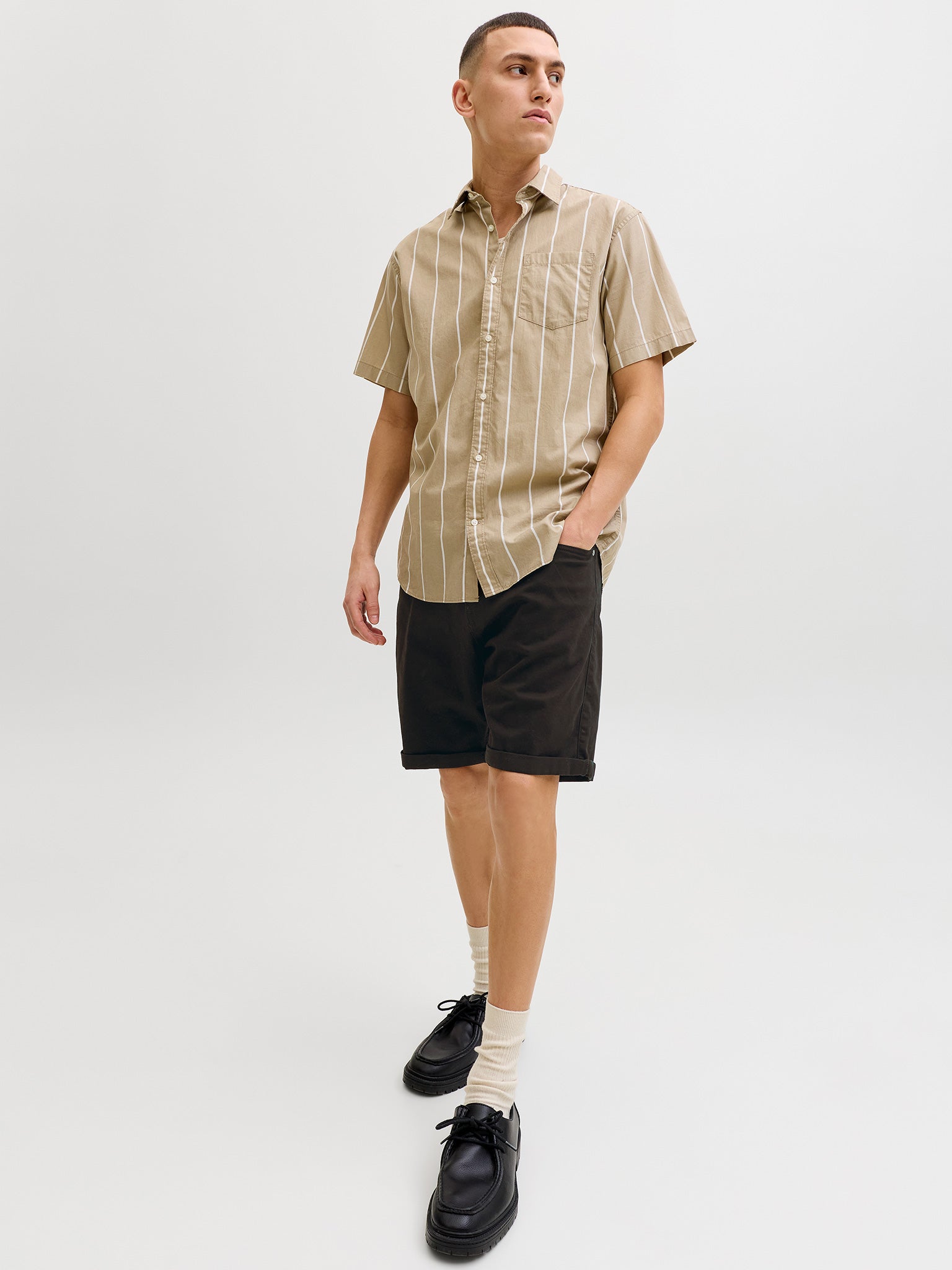 Ανδρική βερμούδα chinos JPSTRICK DYLAN ORIGINAL SHORTS REG 12288485 | 12288485