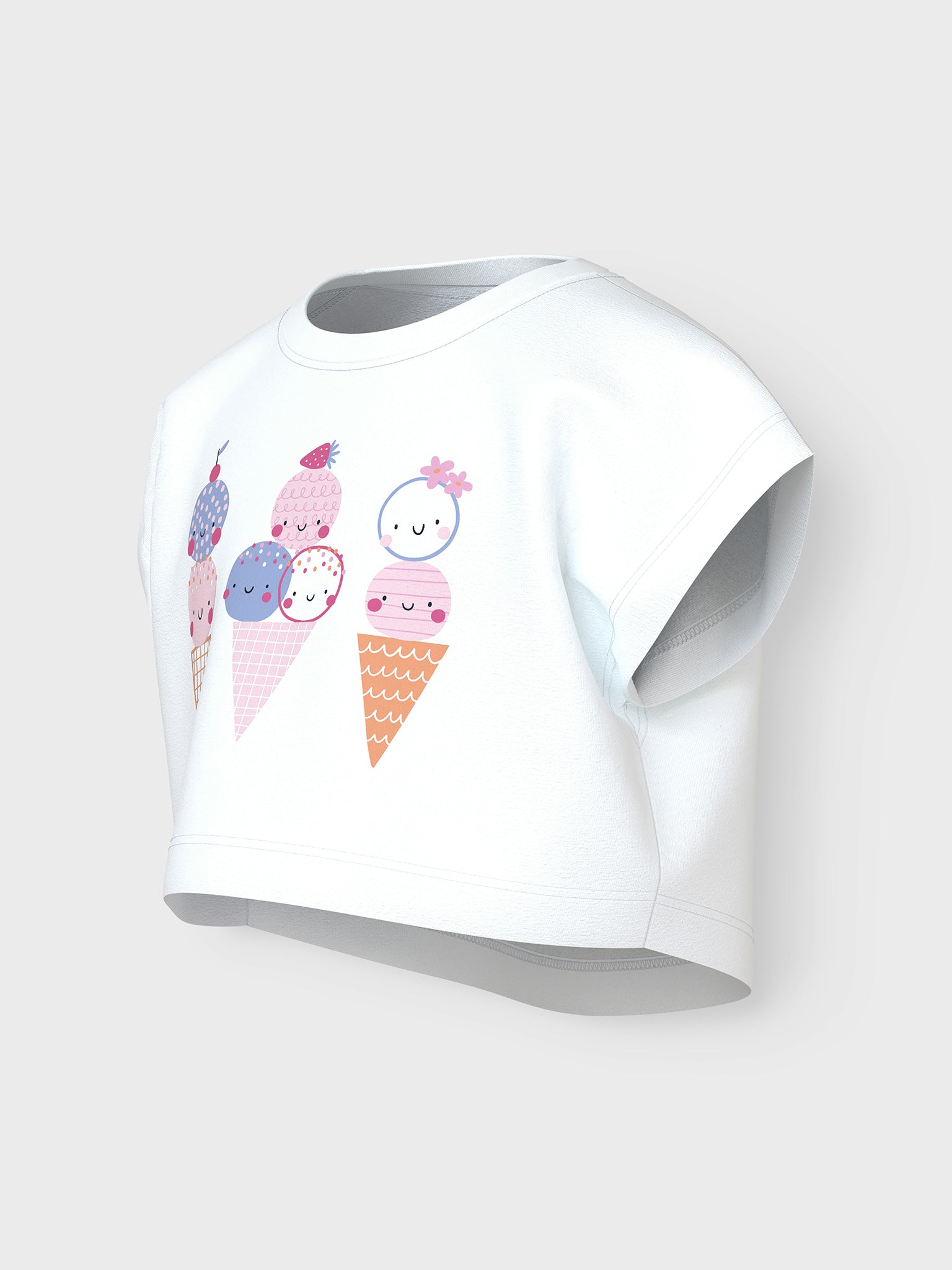 Παιδική μπλούζα crop NMFVILMA CAPSL CROP TOP 13228148 | 13228148