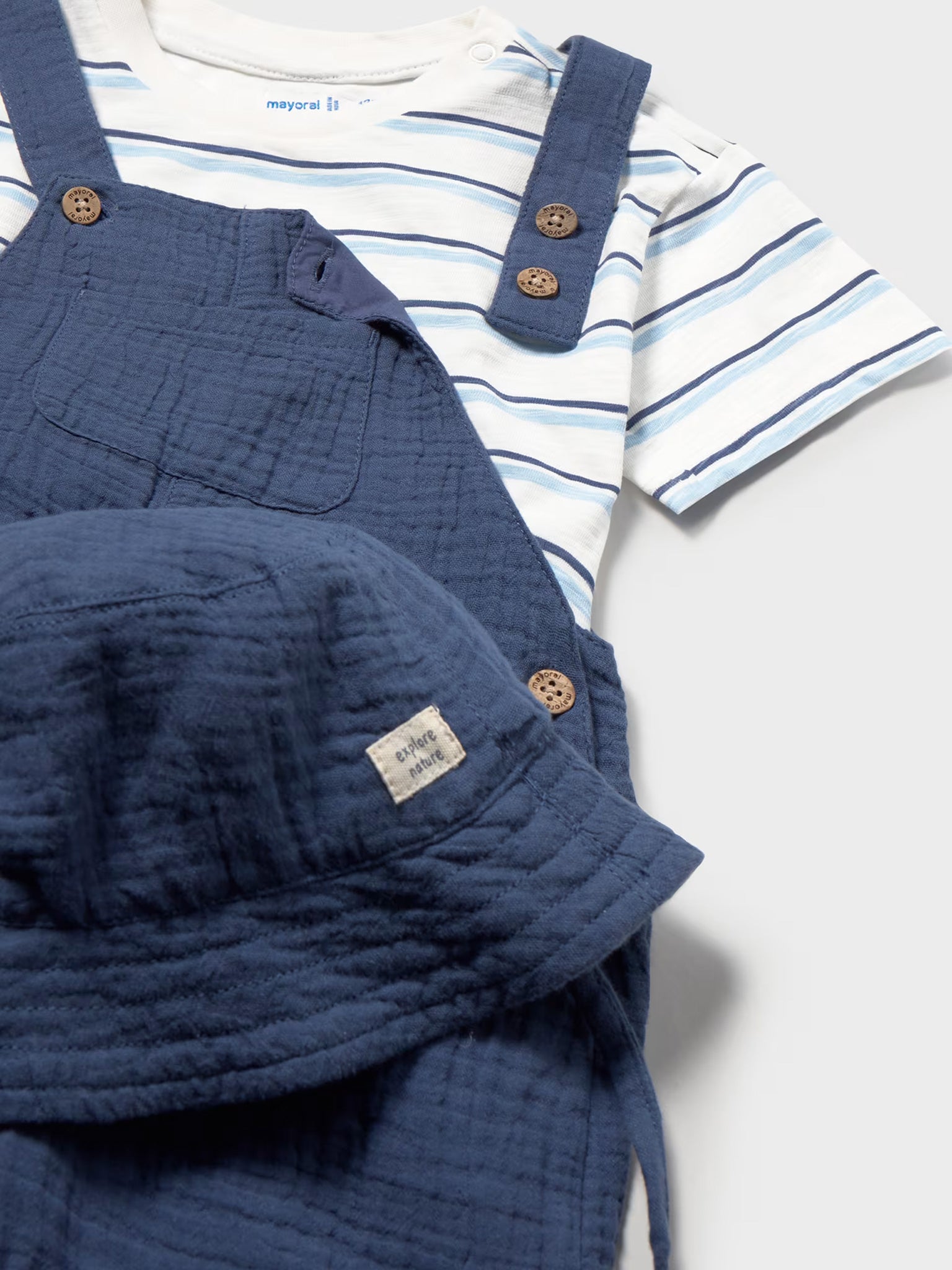 Βρεφικό σύνολο με σαλοπέτα | 26-01663-024